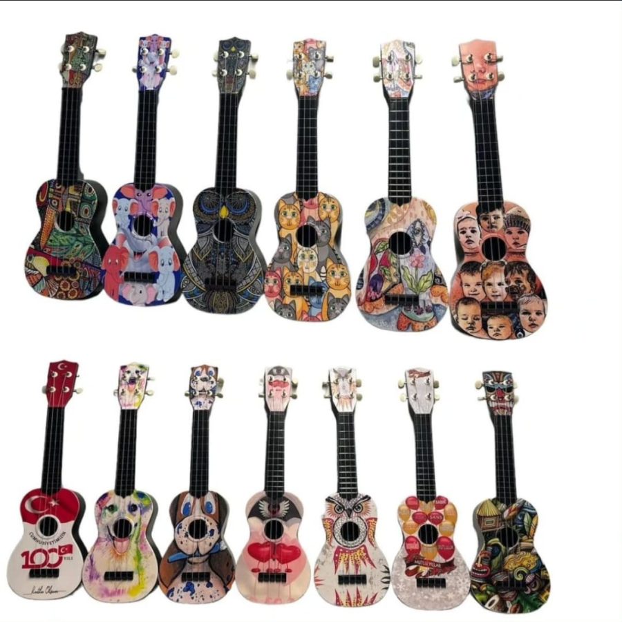 Kompozit Desenli Ukulele soprano